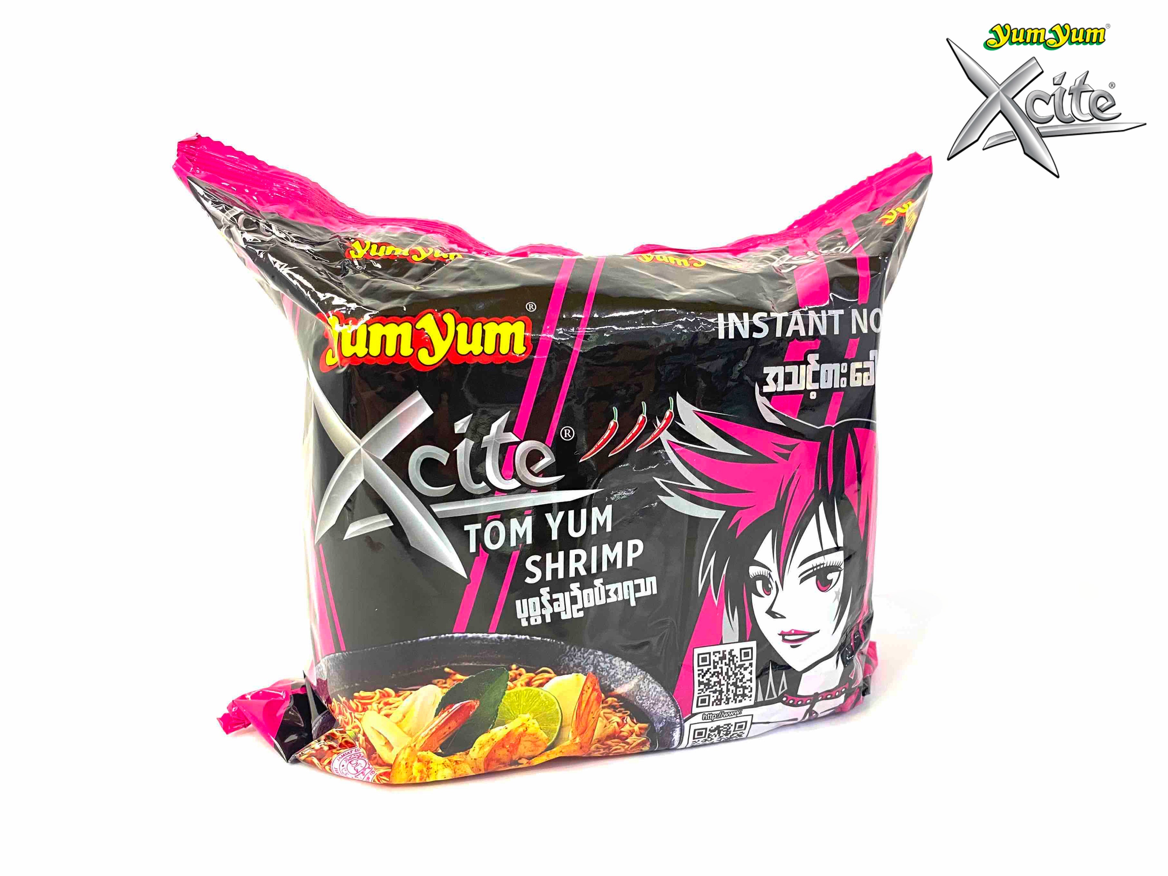 YumYum - Tom Yum Shrimp Flavor Instant Noodle Soup (70g) x 5 packs