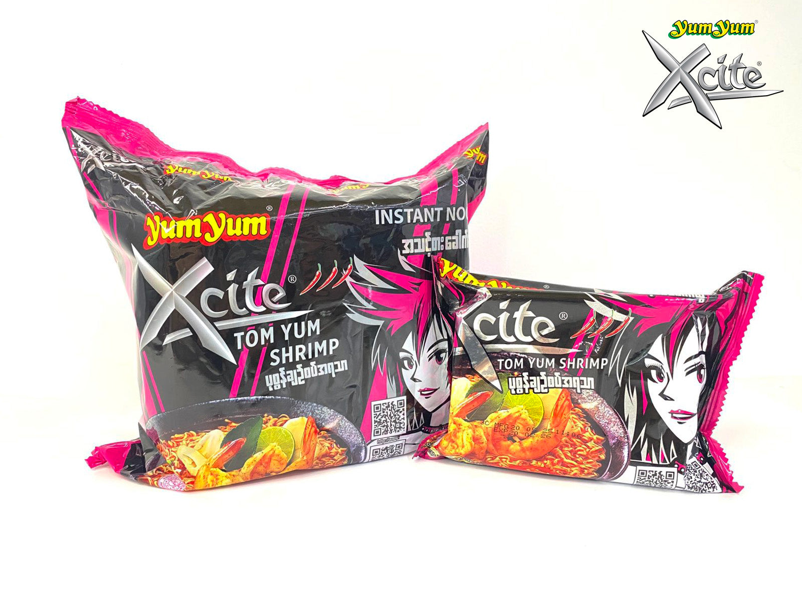 YumYum - Tom Yum Shrimp Flavor Instant Noodle Soup (70g) x 5 packs