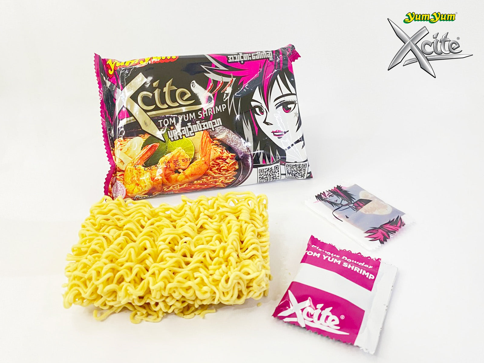 YumYum - Tom Yum Shrimp Flavor Instant Noodle Soup (70g) x 5 packs