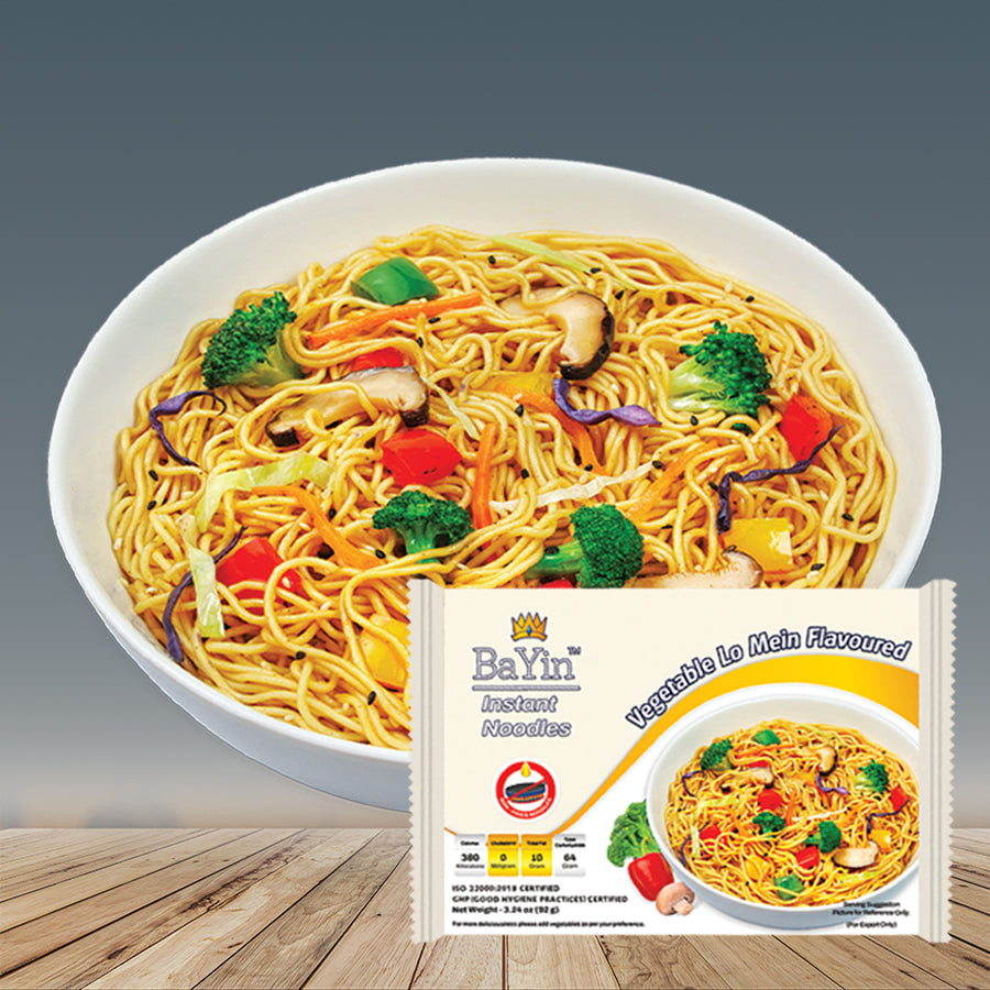 Vegetable Lo Mein Flavored Instant Noodle (92g) Dry (5 Packs)