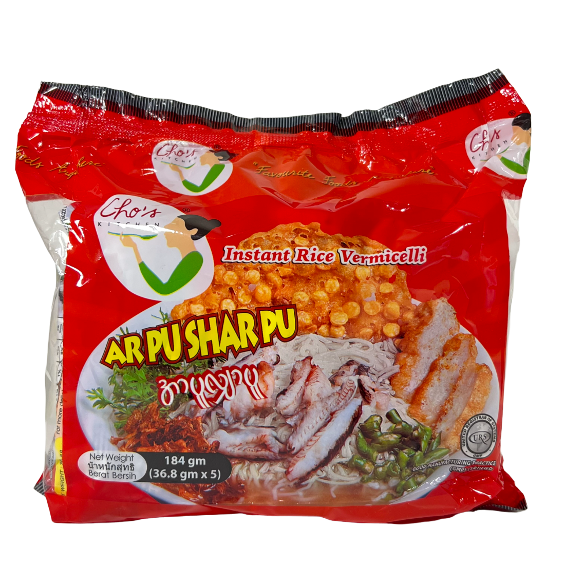 Cho's Kitchen - ArpuSharPu Flavor Instant Rice Vermicelli Soup (36.8g) x 5 packs